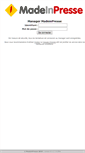 Mobile Screenshot of manager.madeinpresse.fr